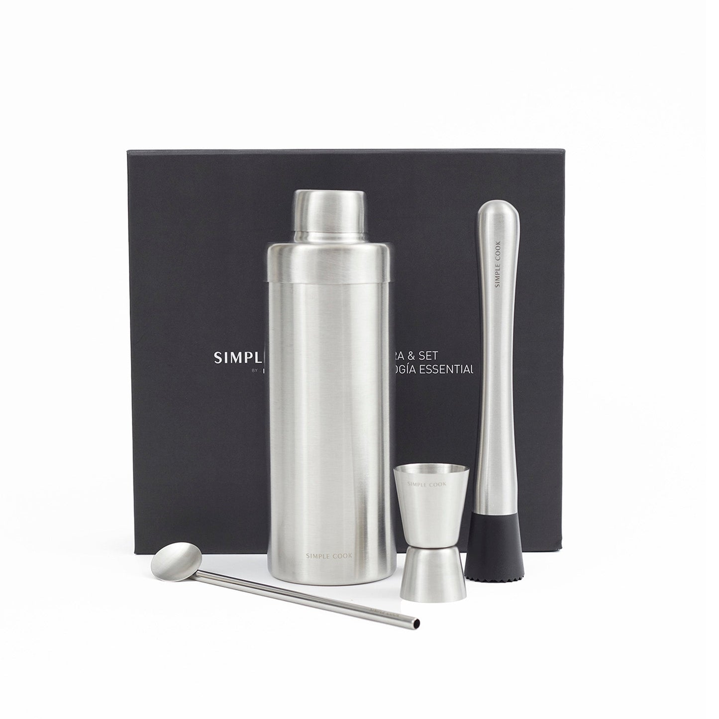 Coctelera & Set de Mixología Essential Simple Cook