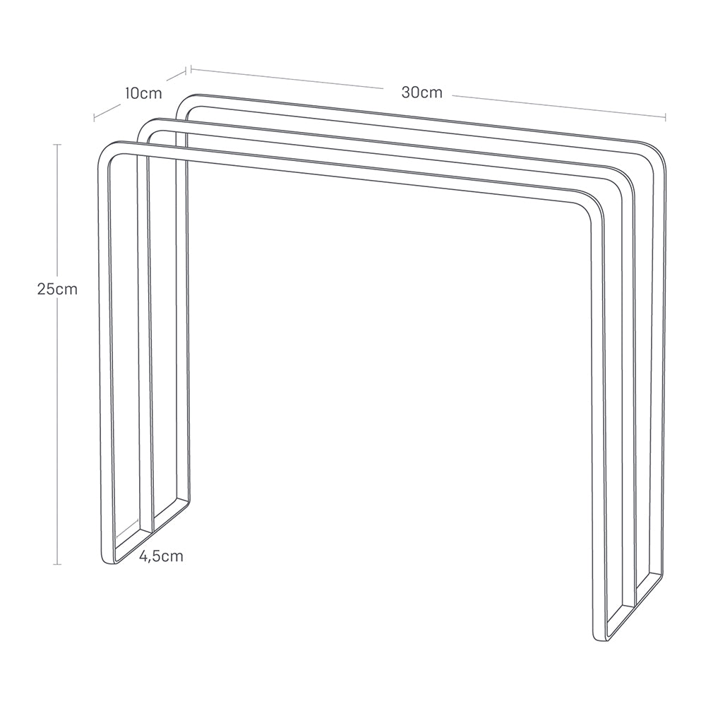 Colgador Paños Cocina Yamazaki2#Blanco