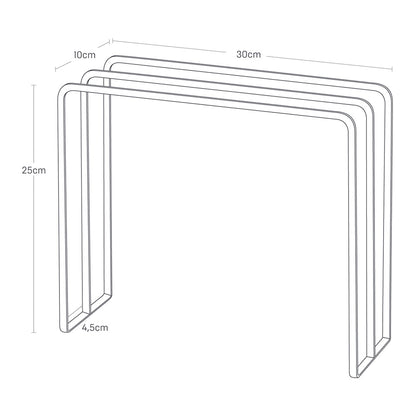 Colgador Paños Cocina Yamazaki2#Blanco