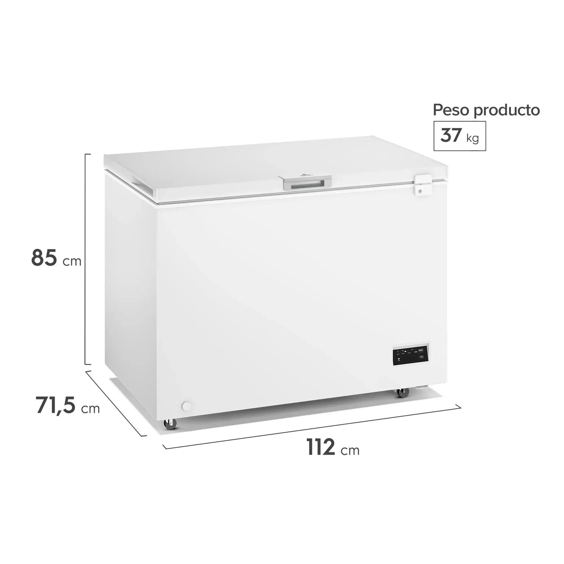 Congelador Freezer Horizontal Dual 308L Inverter Frío Directo M300DI Mademsa-Freezers