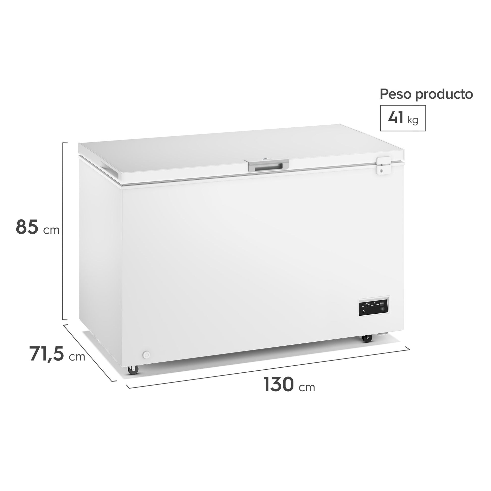 Congelador Freezer Horizontal Dual 371L Inverter Frío Directo M400DI Mademsa-Freezers