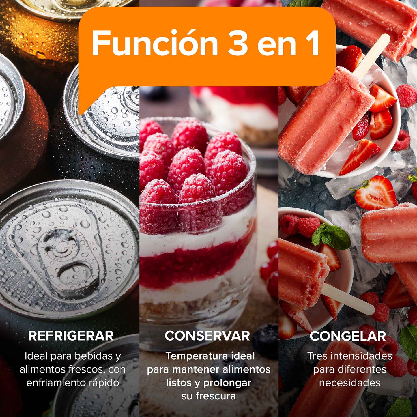 Congelador Freezer Horizontal Dual 98L Inverter Frío Directo M100DI Mademsa-Freezers