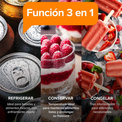 Congelador Freezer Horizontal Dual 98L Inverter Frío Directo M100DI Mademsa-Freezers