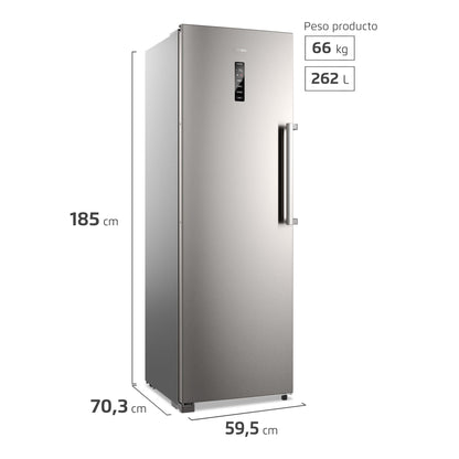 Congelador Freezer Vertical 262L No Frost FTI4S Fensa3#Acero