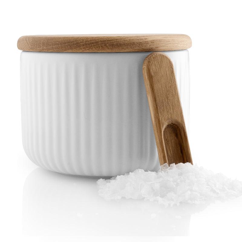 Contenedor de Sal con cuchara Nova Eva Solo5#Blanco