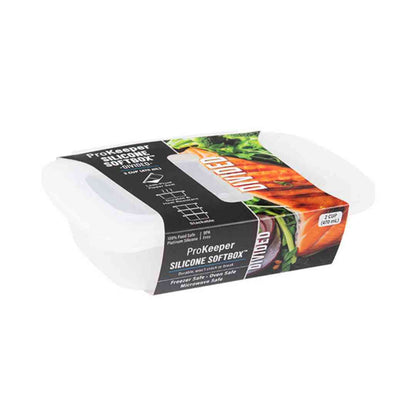Contenedor De Silicona 2 Tazas Con Divisiones | ProKeeper + Progressive4#Sin color