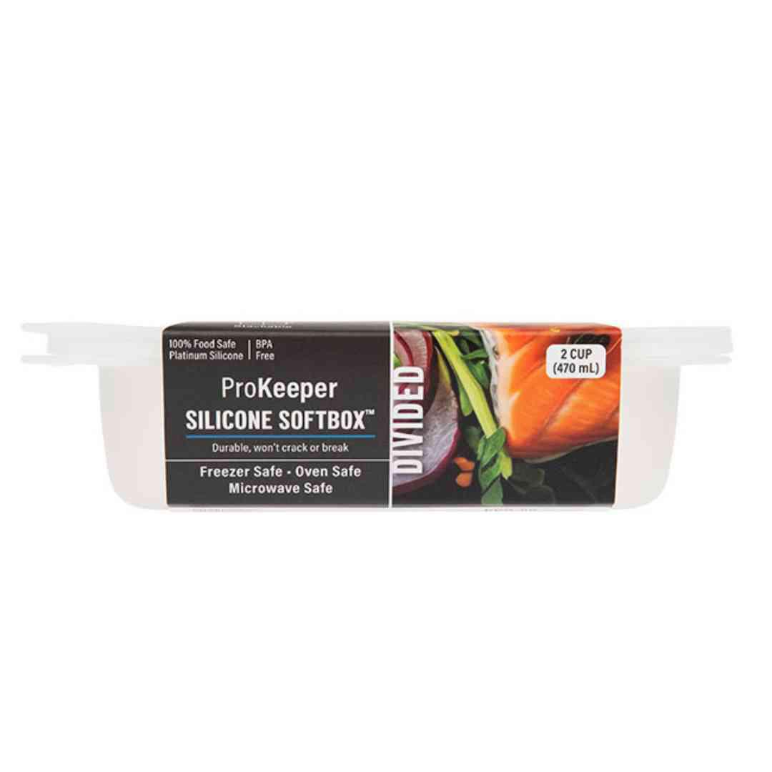 Contenedor De Silicona 2 Tazas Con Divisiones | ProKeeper + Progressive5#Sin color