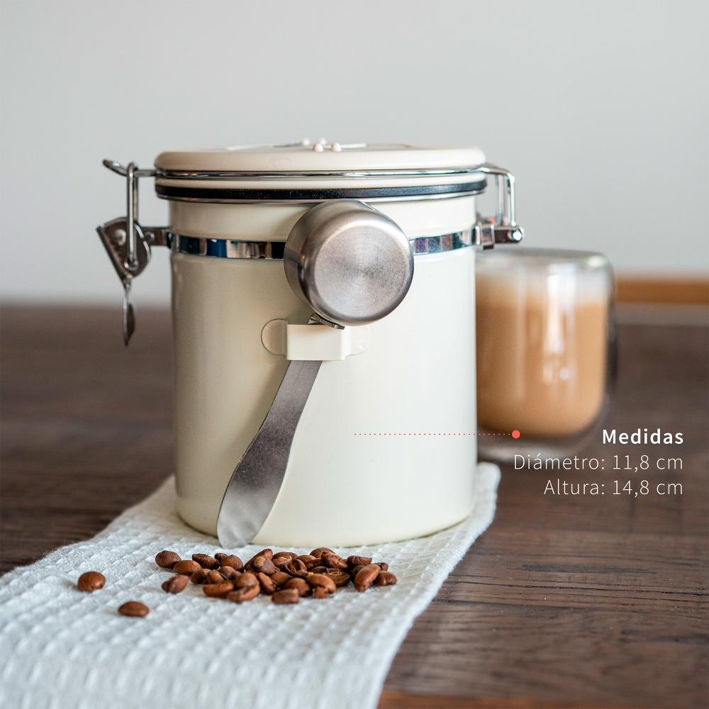 Contenedor Hermético De Café 1,5 Lts Acero Inoxidable Milán Simplit-Contenedores