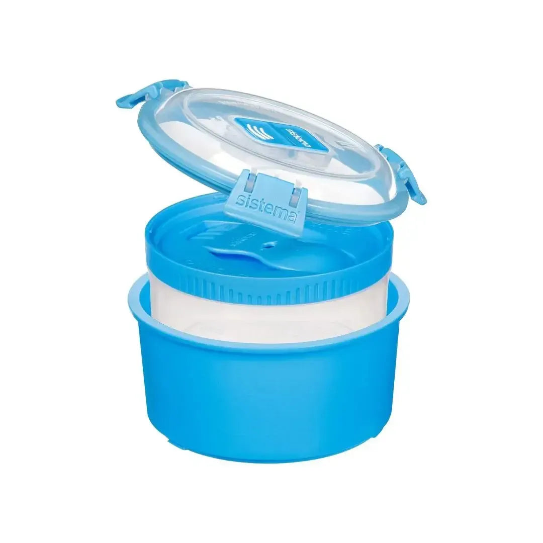 Contenedor Lunch Stack 965 ml Sistema4#Celeste