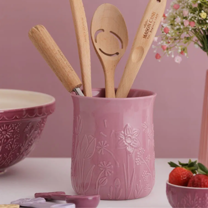 Contenedor Utensilios In The Meadow Grape Mason Cash-Accesorios de Cocina