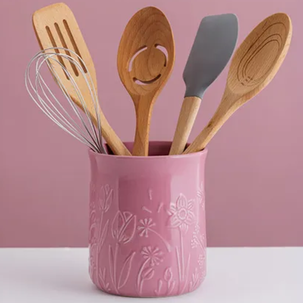 Contenedor Utensilios In The Meadow Grape Mason Cash-Accesorios de Cocina