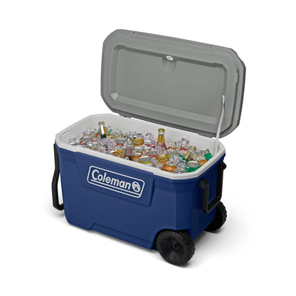 Cooler con Ruedas Rock 316 62 QT / 58 Lts Coleman7#Azul