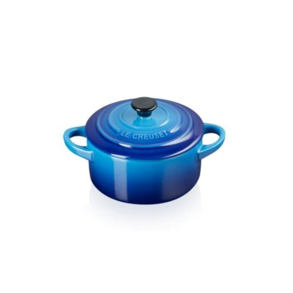 Mini Cocotte Azure 10 Cm Le Creuset4#Azul