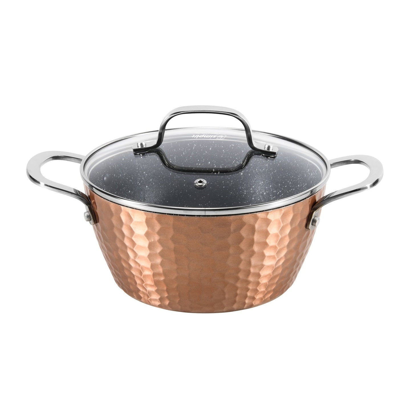 Batería de Cocina Antiadherente Copper 7 Pzs Simplit10#Cobre