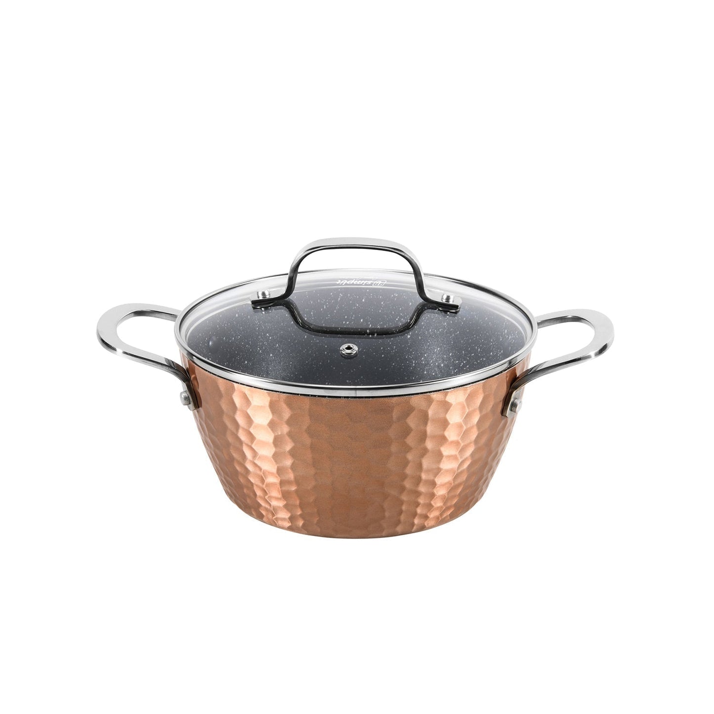 Batería de Cocina Antiadherente Copper 7 Pzs Simplit9#Cobre