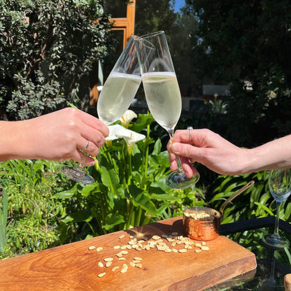 Set 6 Copas Champagne Viola Bohemia1#Sin color