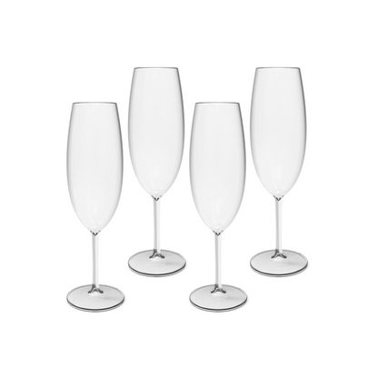 Pack 4 Copas Champagne 280 Ml Ou2#Sin color
