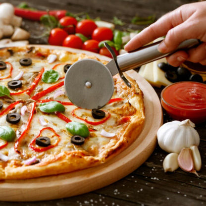 Horno Pizza A Gas + Pala + Cortador + Rodela Permasteel3#Negro