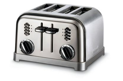 Tostador Metálico Clásico De 4 Rebanadas CPT180CL Cuisinart.6#Inox