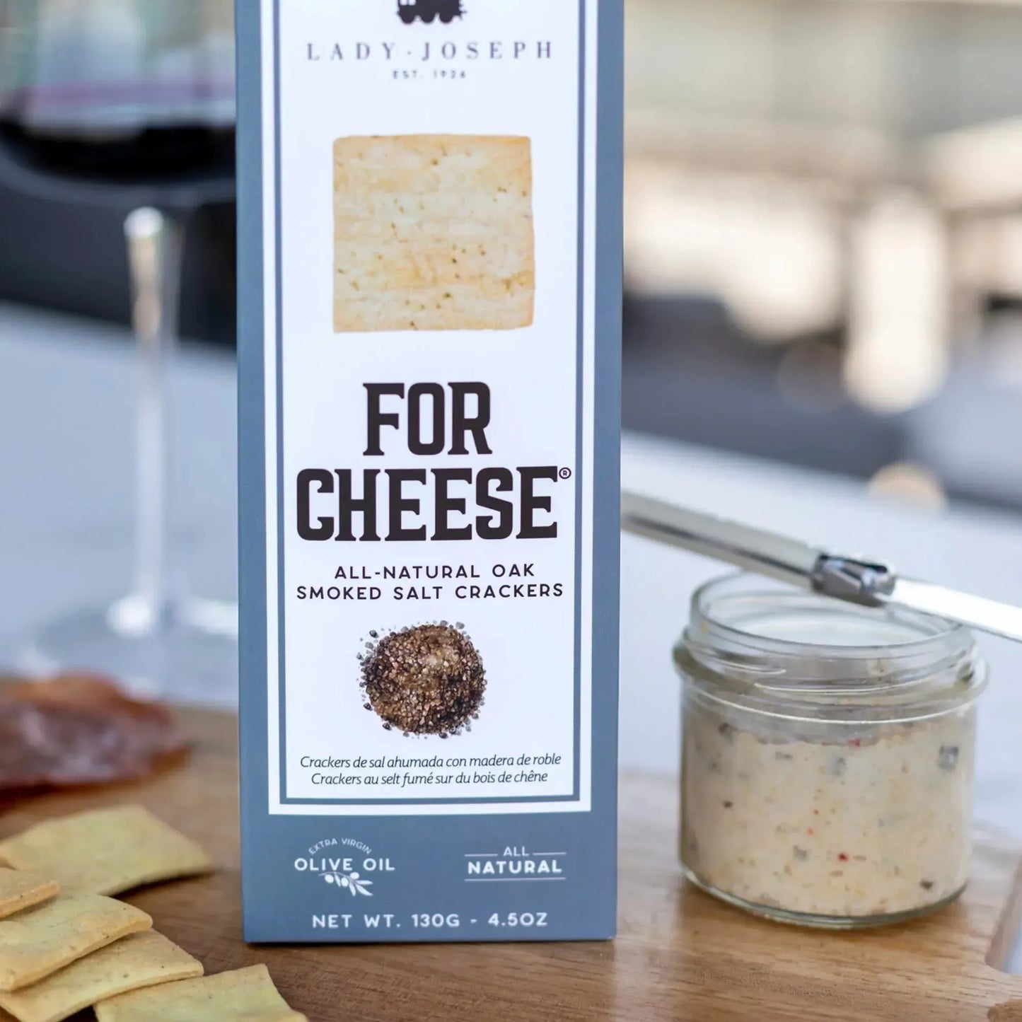 Crackers con Sal Ahumada 130 grs Lady Joseph