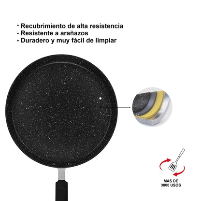 Crepera Panquequera fondo de inducción 20cm Fissman-Sartenes
