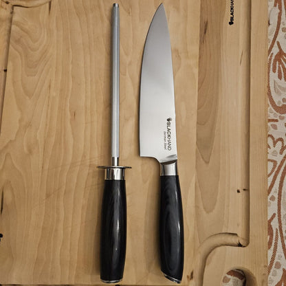 Trueno Set Cuchillo + Chaira BlackHand3#Negro