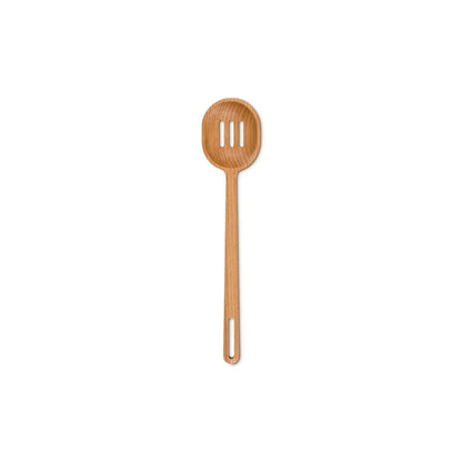Cuchara Ranurada Madera Signature 32 cm Madera Le Creuset-Accesorios de Cocina