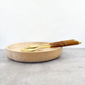 Cucharas Bambú Doradas Concepto MK2#Marrón