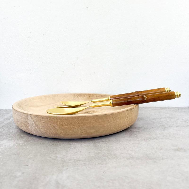 Cucharas Bambú Doradas Concepto MK2#Marrón