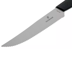 Set de 2 cuchillos para carne Victorinox acero inoxidable negro