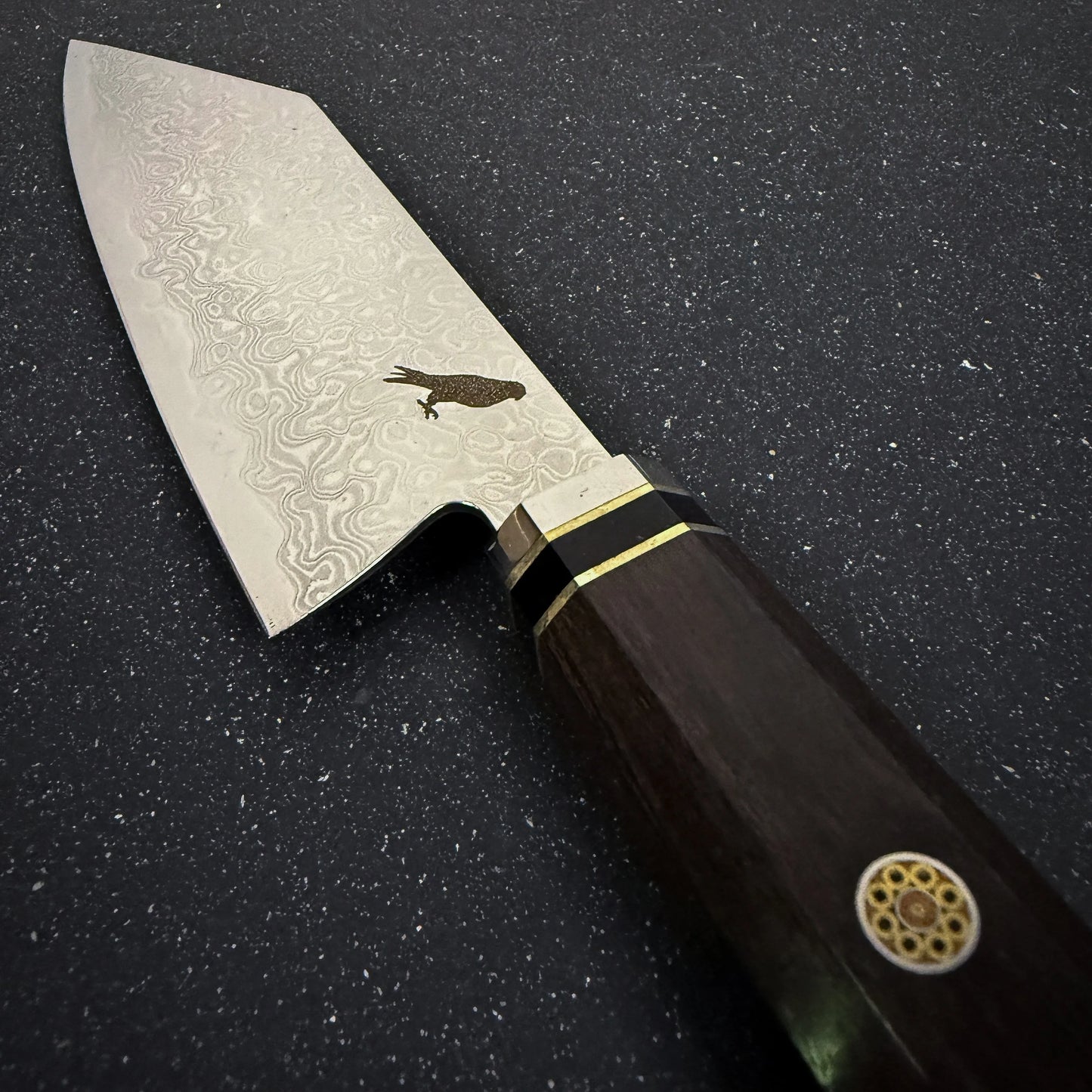 Cuchillo Bunka Damasco 27cm "Tsuki" Rauka-Cuchillos