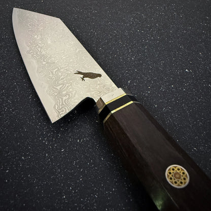 Cuchillo Bunka Damasco 27cm "Tsuki" Rauka-Cuchillos