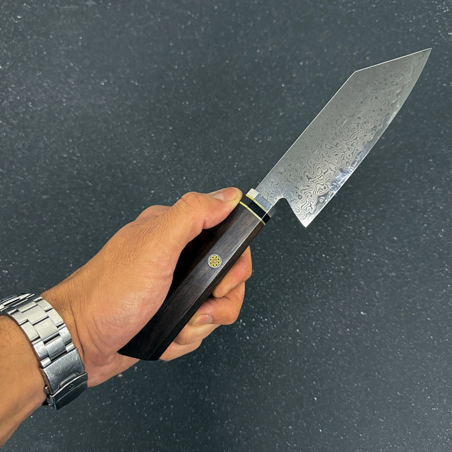 Cuchillo Bunka Damasco 27cm "Tsuki" Rauka-Cuchillos