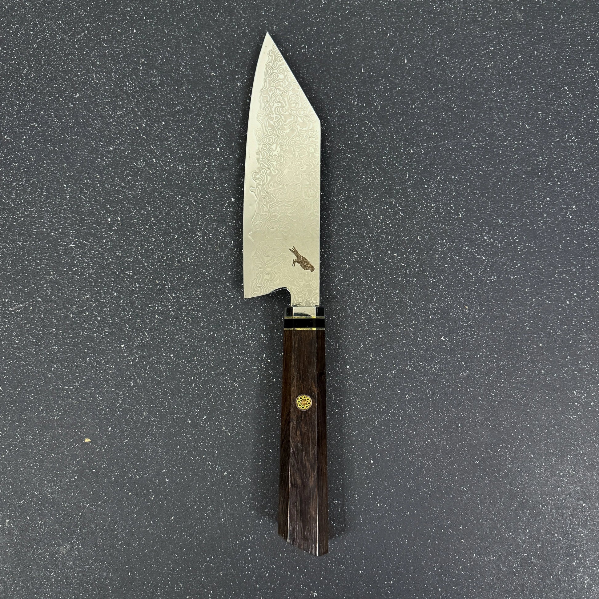 Cuchillo Bunka Damasco 27cm "Tsuki" Rauka-Cuchillos
