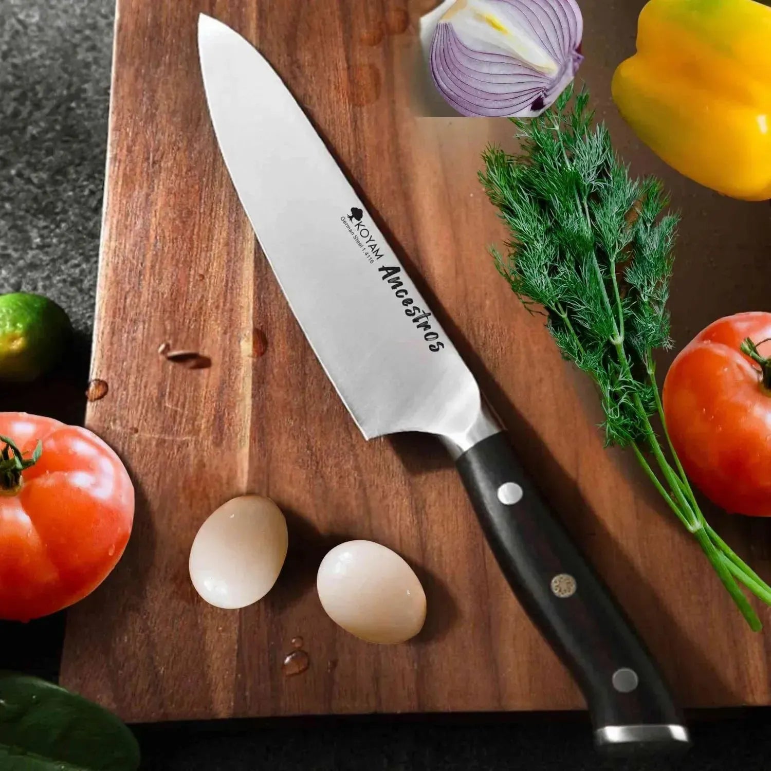 Cuchillo Chef Ancestros 13,3cm Acero Alemán premium Mango G102#undefined