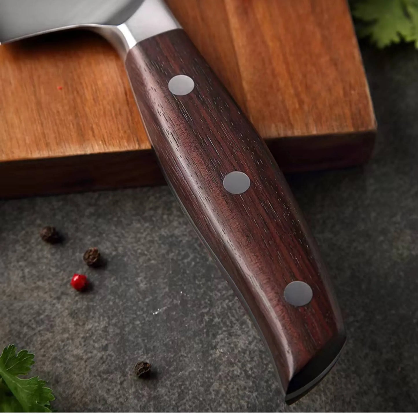 Cuchillo Chef Gran Maestro 20.3cm. Koyam3#Marrón