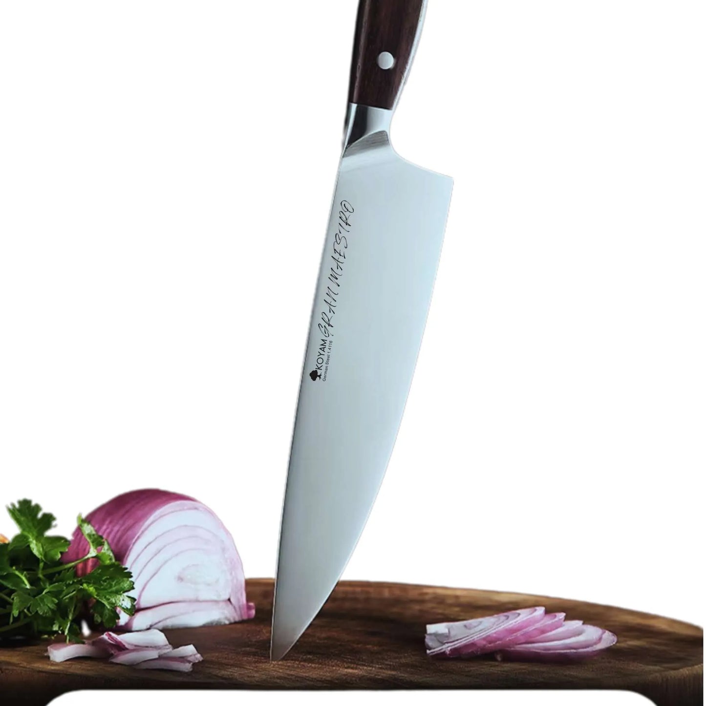 Cuchillo Chef Gran Maestro 20.3cm. Koyam4#Marrón