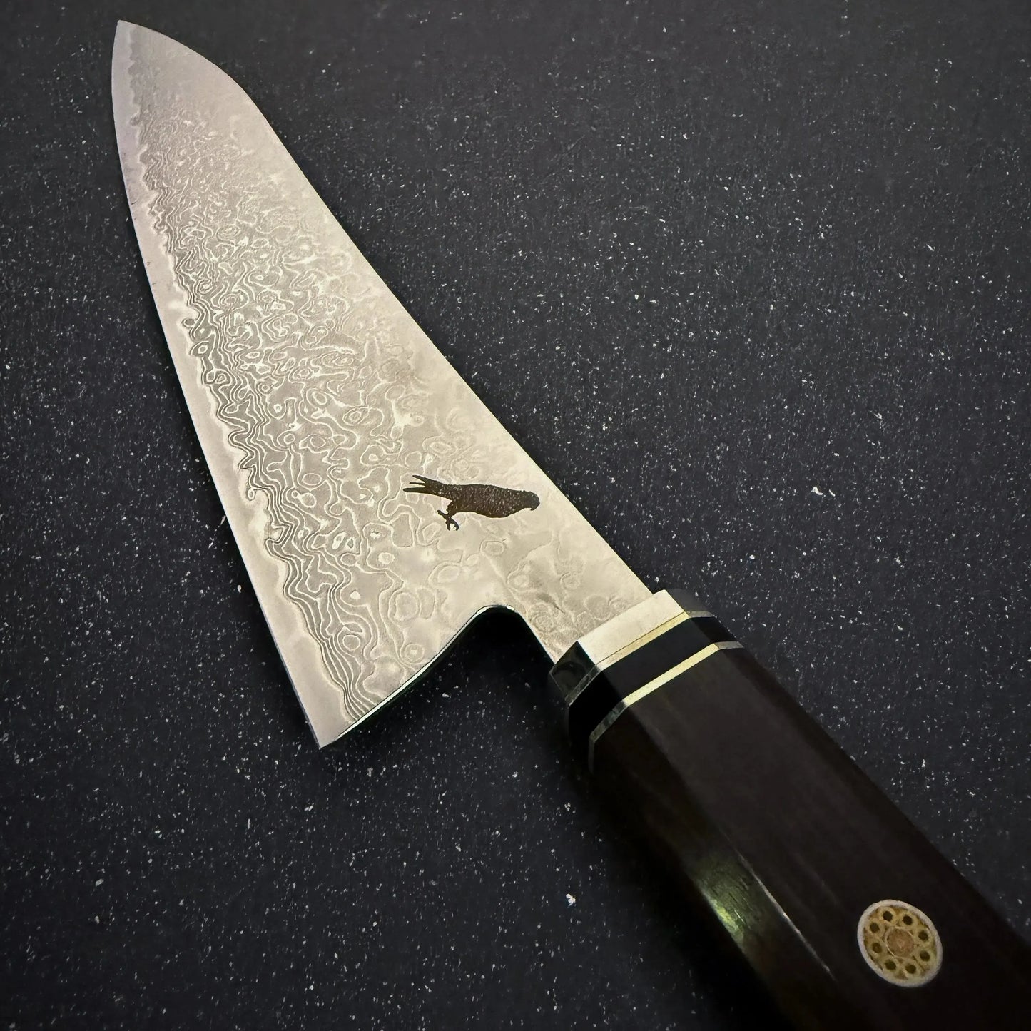 Cuchillo de Chef de Acero Damasco 35cm "Taku" Rauka-Cuchillos