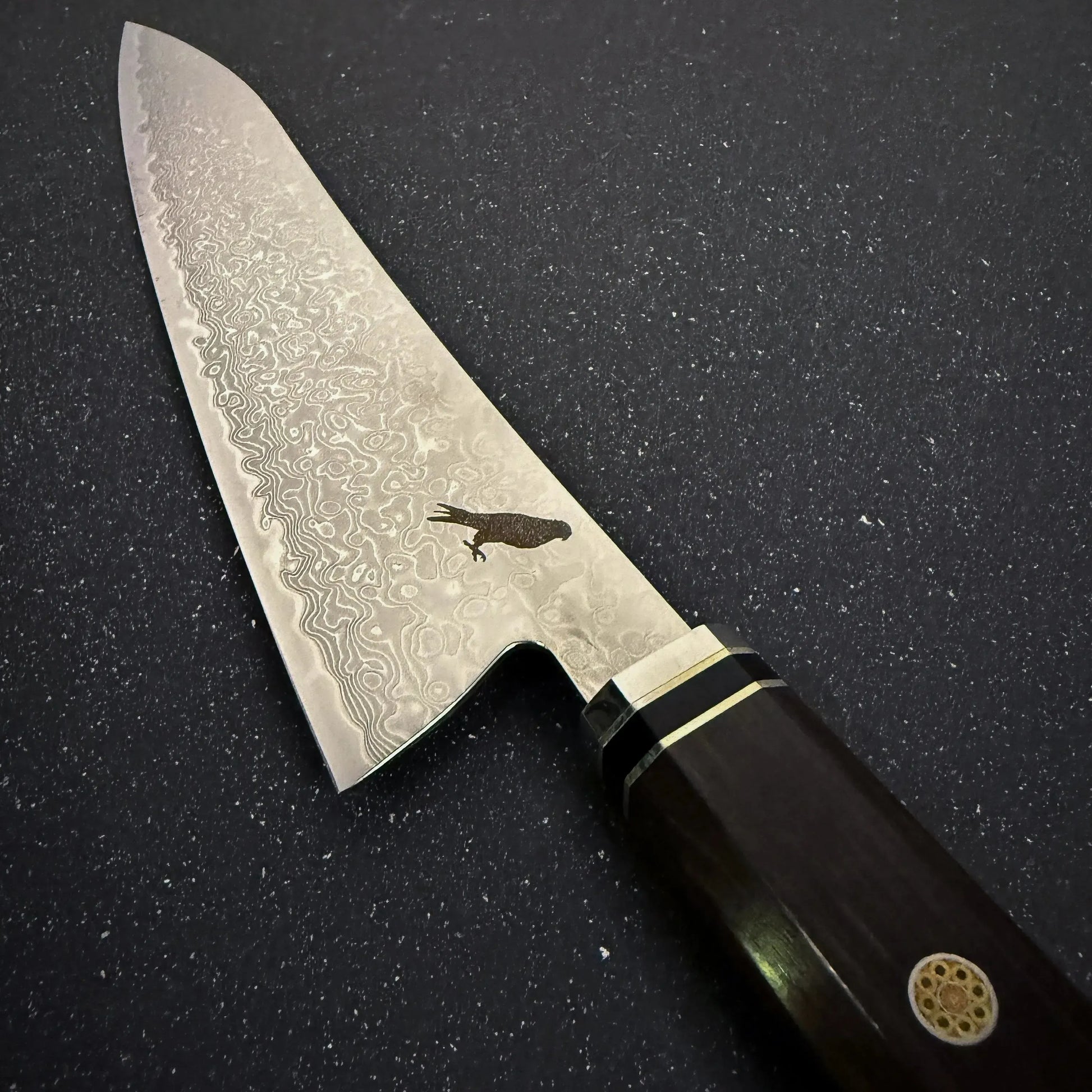 Cuchillo de Chef de Acero Damasco 35cm "Taku" Rauka-Cuchillos