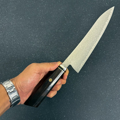 Cuchillo de Chef de Acero Damasco 35cm "Taku" Rauka-Cuchillos