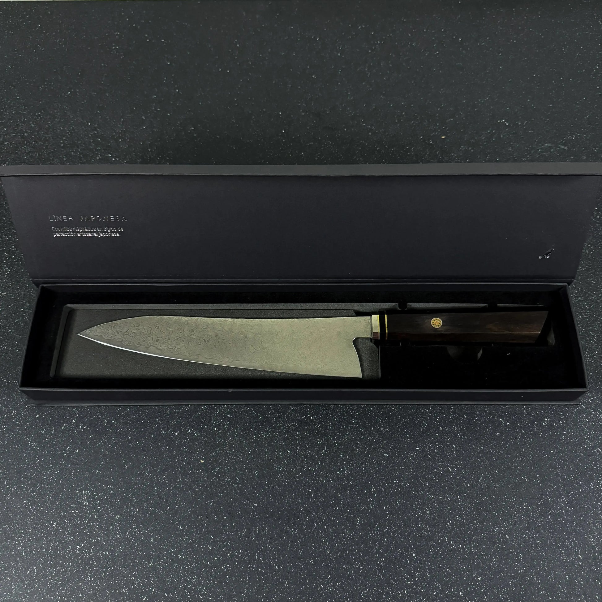 Cuchillo de Chef de Acero Damasco 35cm "Taku" Rauka-Cuchillos