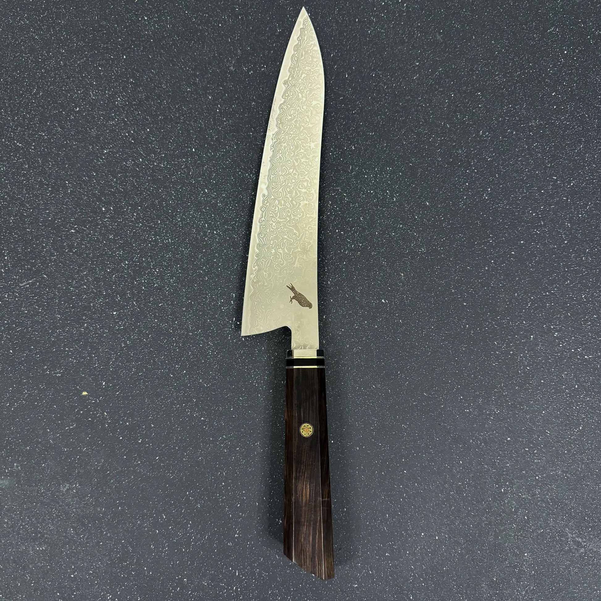 Cuchillo de Chef de Acero Damasco 35cm "Taku" Rauka-Cuchillos