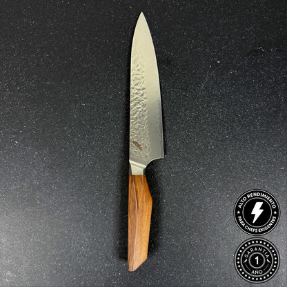 Cuchillo de Cocina Chef de Acero Damasco 34,5cm "Caleuche" Rauka-Cuchillos
