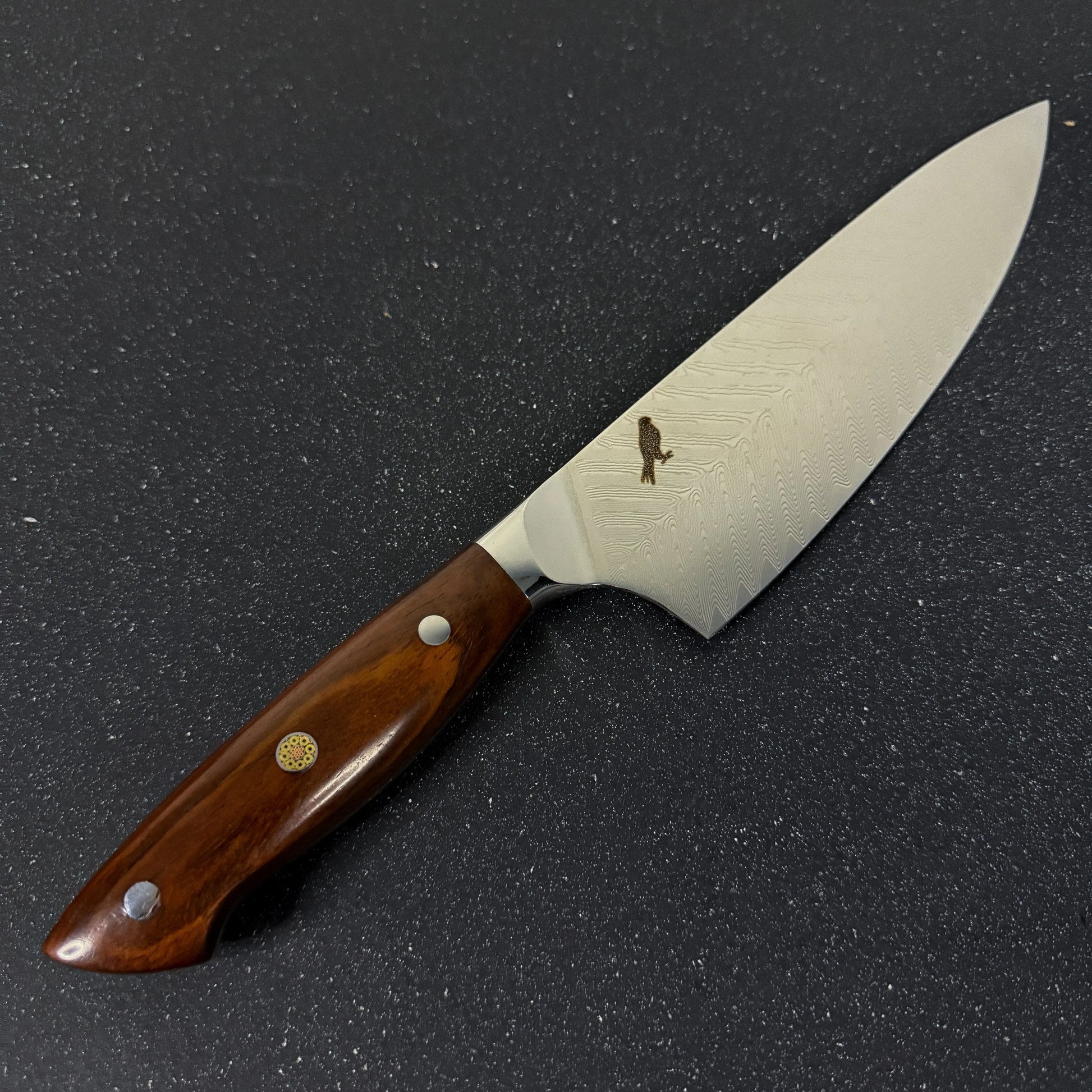 Cuchillo de Cocina Chef de Acero Damasco 34,5cm "Kai Kai" Rauka-Cuchillos