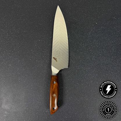 Cuchillo de Cocina Chef de Acero Damasco 34,5cm "Kai Kai" Rauka-Cuchillos