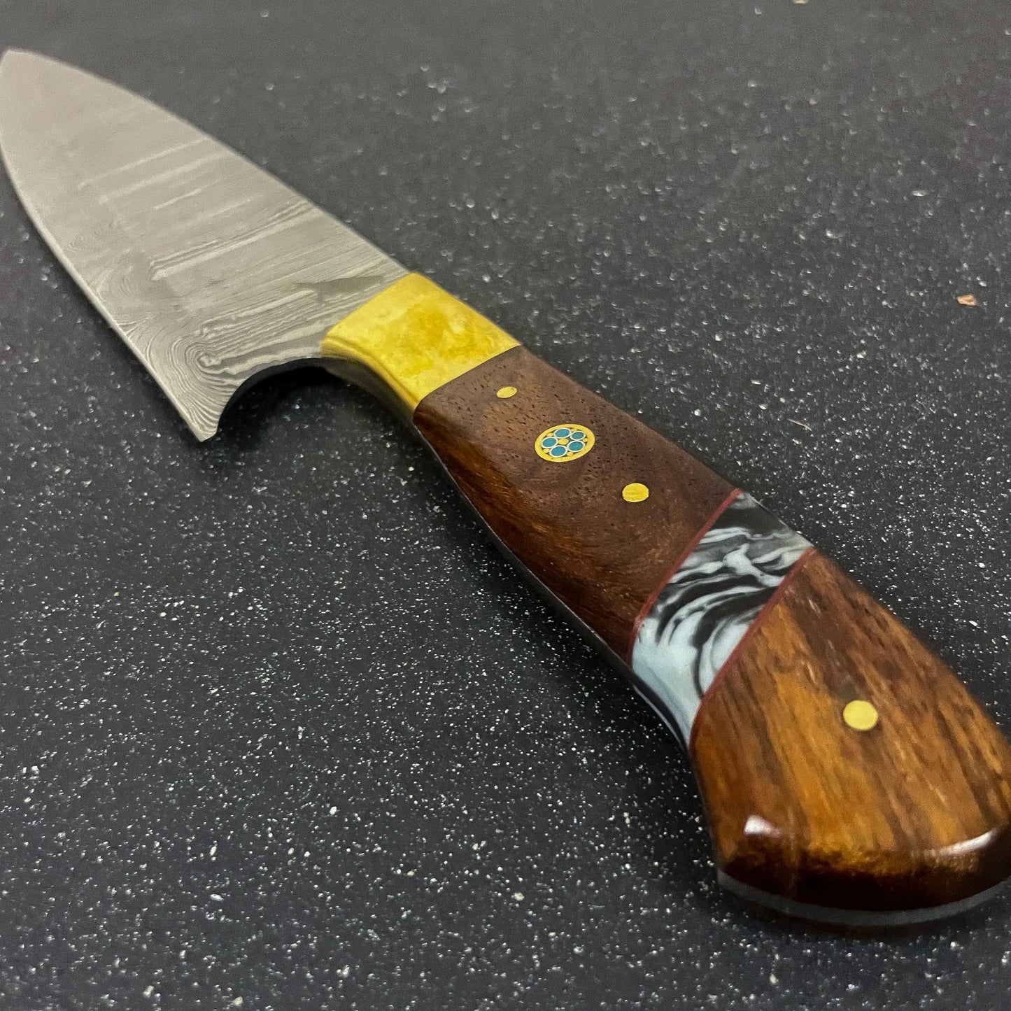 Cuchillo de Cocina de Acero Damasco 32cm "Colico"-Cuchillos