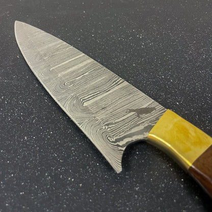 Cuchillo de Cocina de Acero Damasco 32cm "Colico"-Cuchillos