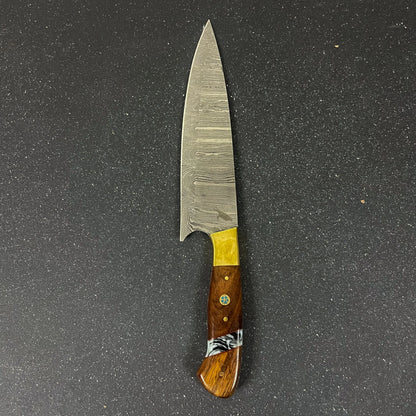 Cuchillo de Cocina de Acero Damasco 32cm "Colico"-Cuchillos