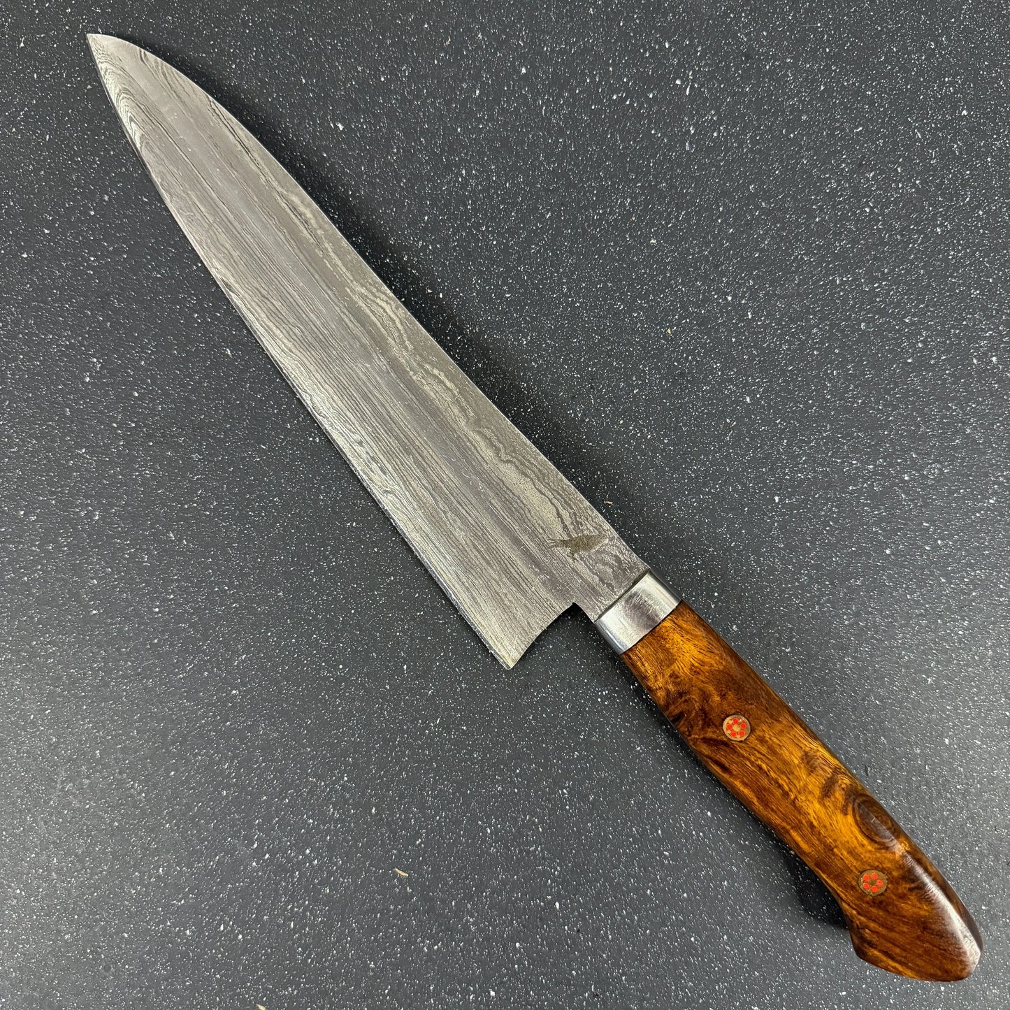 Cuchillo de Cocina de Acero Damasco 32cm "Tantauco"-Cuchillos