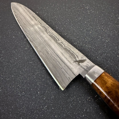 Cuchillo de Cocina de Acero Damasco 32cm "Tantauco"-Cuchillos